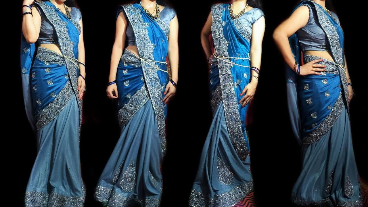 Mermaid style saree