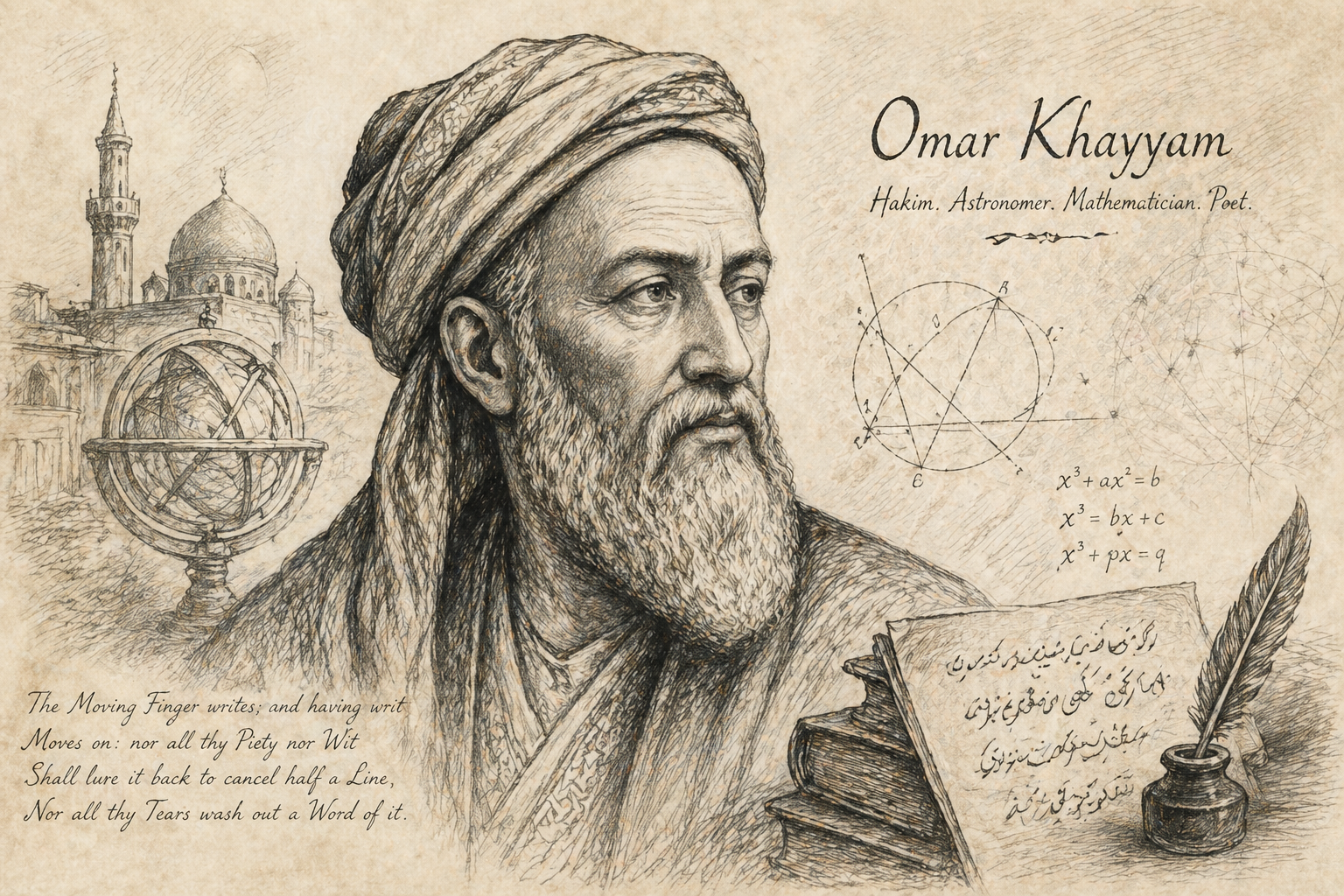 Omar Khayyam: The Rebel Sage Who Questioned Existence 