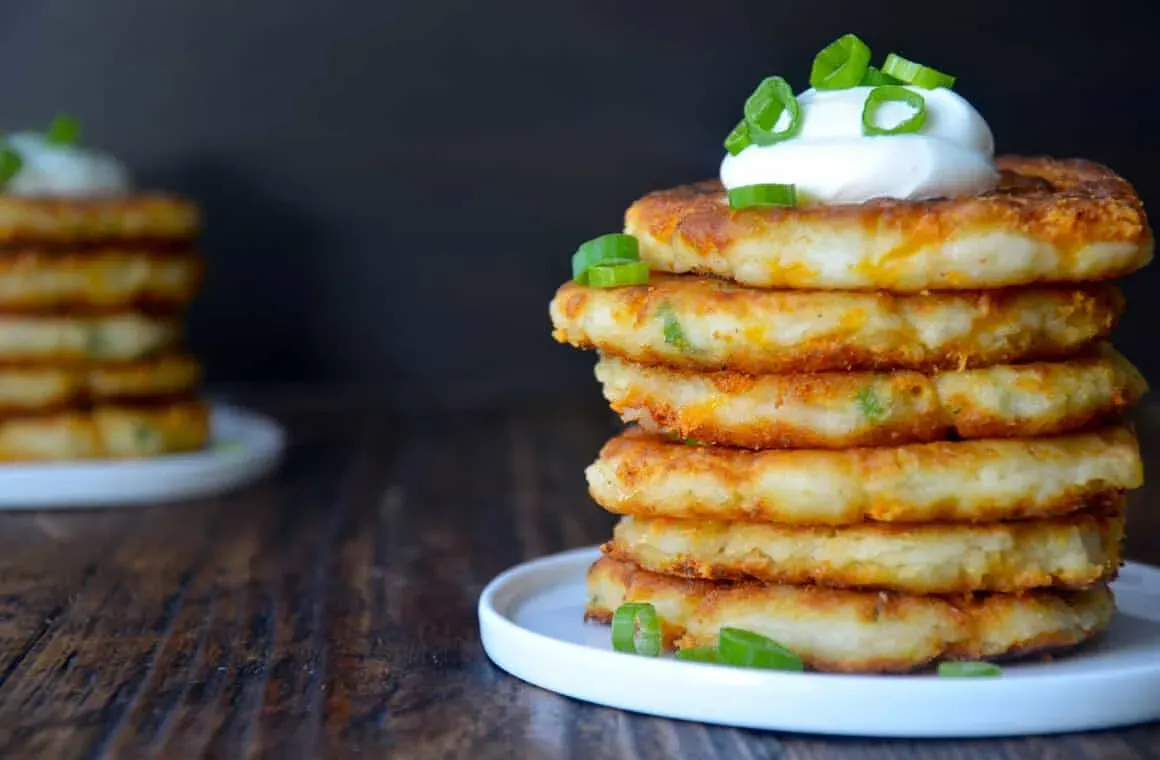 How To Make Cheesy Potato Pancakes?