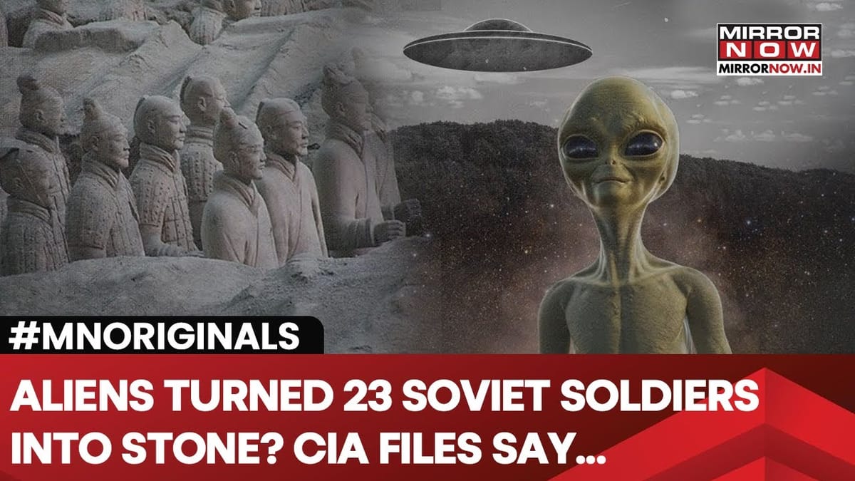 Soviet Troops Turned to Stone by Aliens