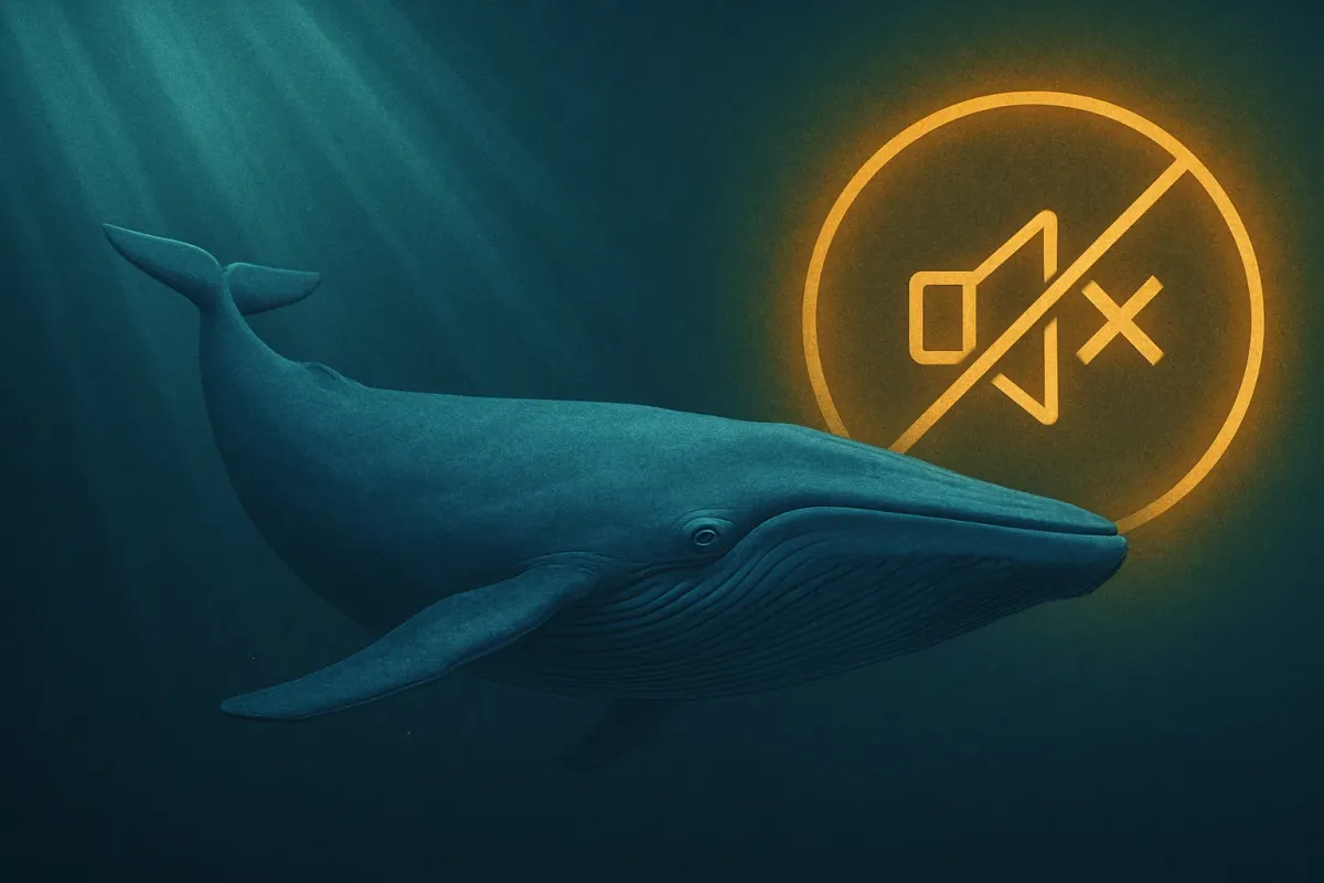 Blue Whales Are Going Silent