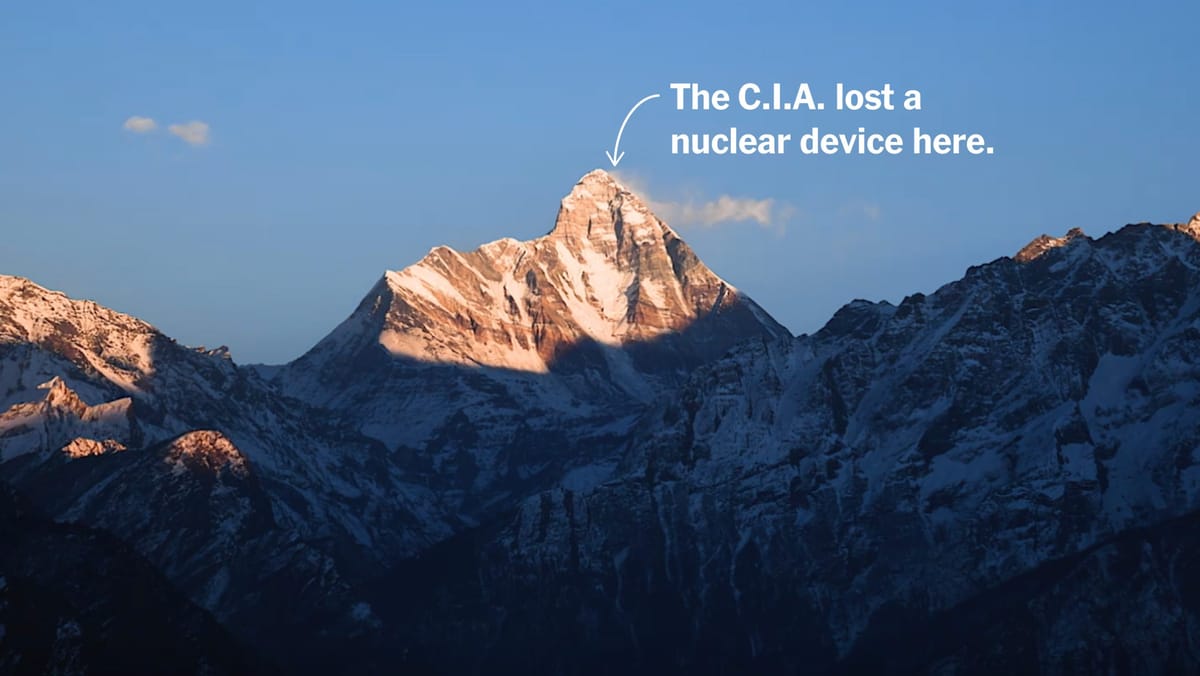 Nuclear Device Lost in the Himalayas