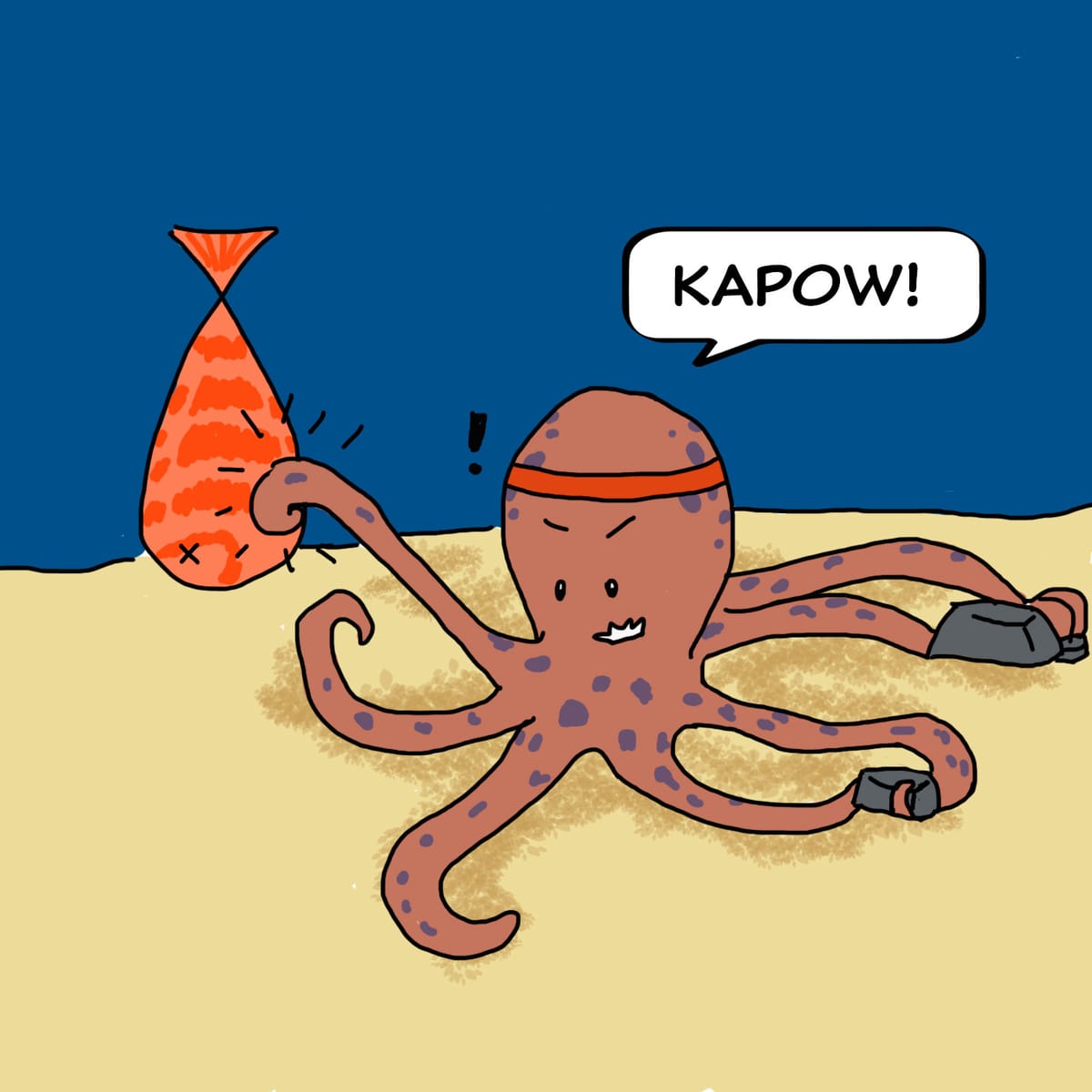 Octopuses Punch Fish