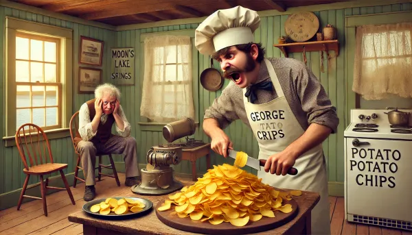 The Accidental Invention of Potato Chips: How a Chef's Frustration Led to the World’s Favorite Snack