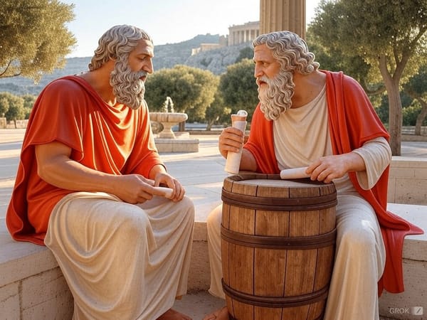Plato and Diogenes on the Definition of Man