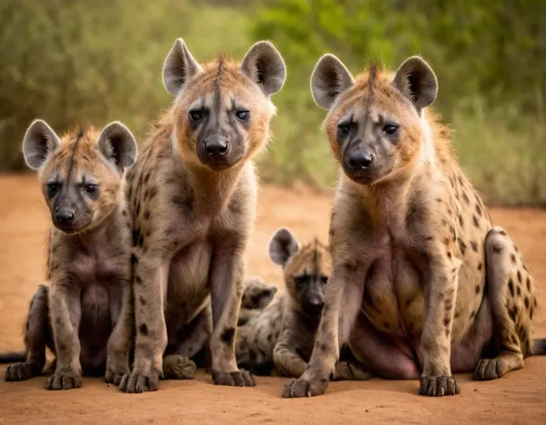 Birth Process of Hyenas