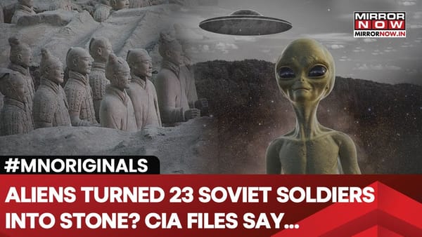 Soviet Troops Turned to Stone by Aliens