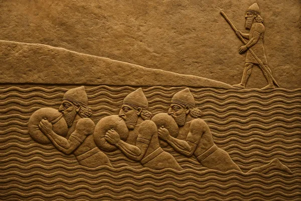 Assyrians underwater breathing