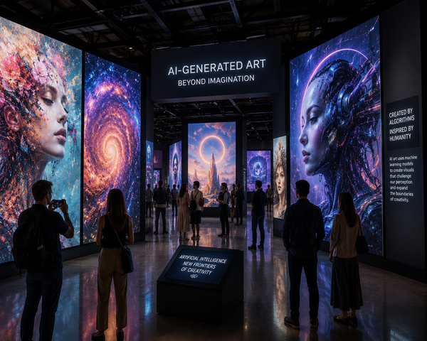 AI-Generated Art Exhibitions Trending Globally