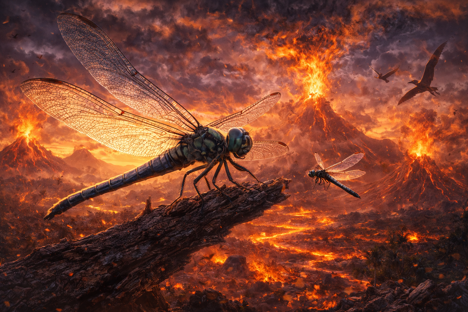Prehistoric Mystery: What Really Killed the Giant Insects?