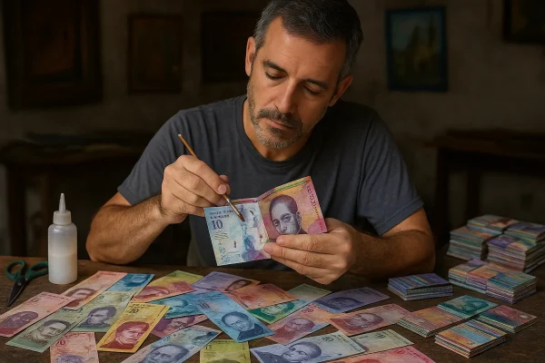 Turning Worthless Money into Art: How Venezuelans Are Adapting to Hyperinflation