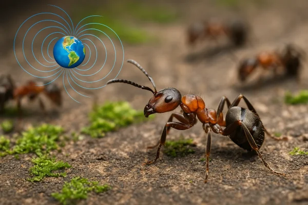 Magnetic Minds: How Ants Navigate Using Earth’s Geomagnetic Field