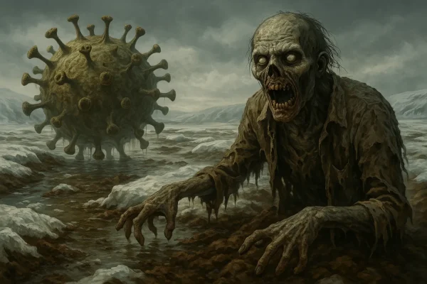 Zombie Viruses: Ancient Microbes Awakened from Melting Permafrost