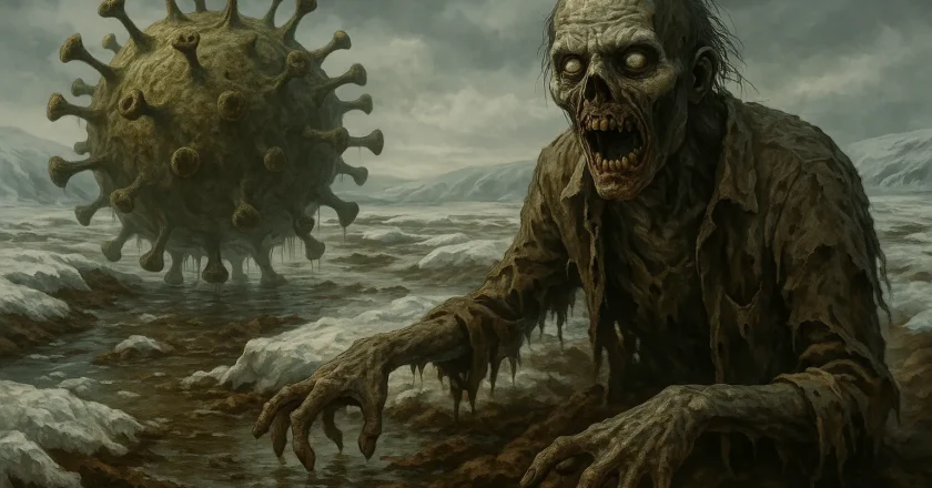 Zombie Viruses: Ancient Microbes Awakened from Melting Permafrost