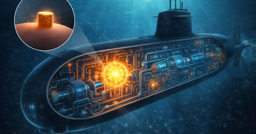 How 4 Kilograms of Uranium-235 Powers a Nuclear Submarine for 30 Years