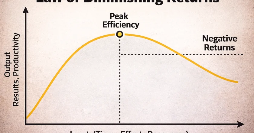 The Law of Diminishing Returns: Why More Effort Doesn’t Always Mean More Results