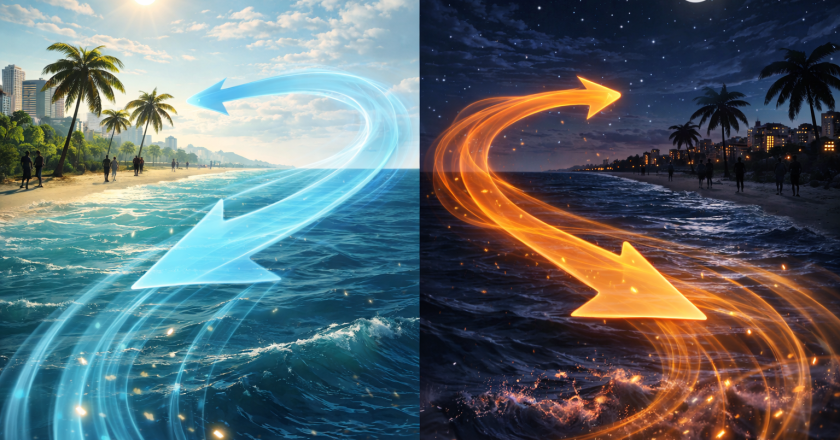 Sea Breeze and Land Breeze: Nature’s Daily Wind Cycle