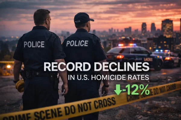 Record Declines in U.S. Homicide Rates: Understanding the Largest Drop in Murders Since the 1950s