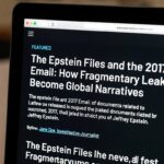 The Epstein Files and the 2017 Email: How Fragmentary Leaks Become Global Narratives