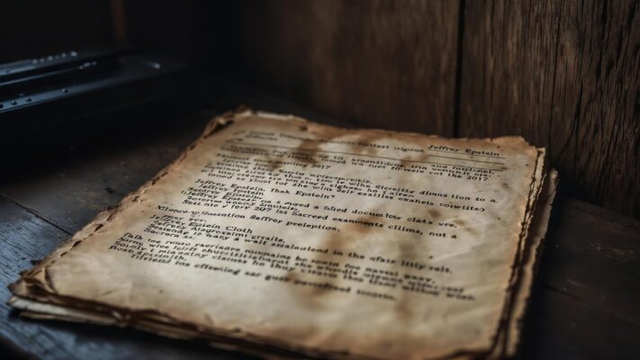 Jeffrey Epstein, Sacred Cloth, and the Shadow of 2017: An Examination of Claims, Documents, and Unanswered Questions